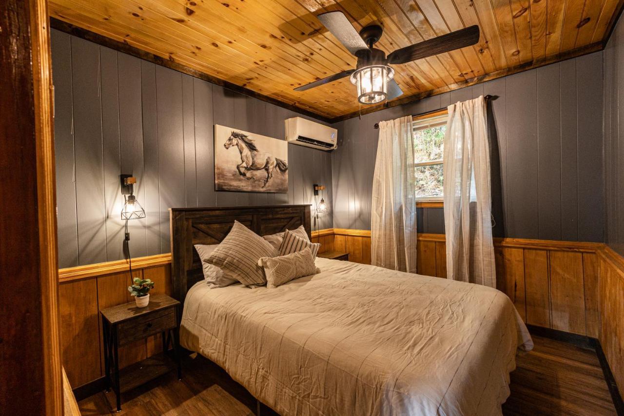 Fun Cabin With Hot Tub, Pool Table & Fire Pit - Big Blue Bryson City Exterior photo